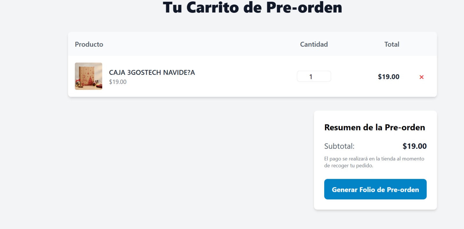 Sistema de Preorden