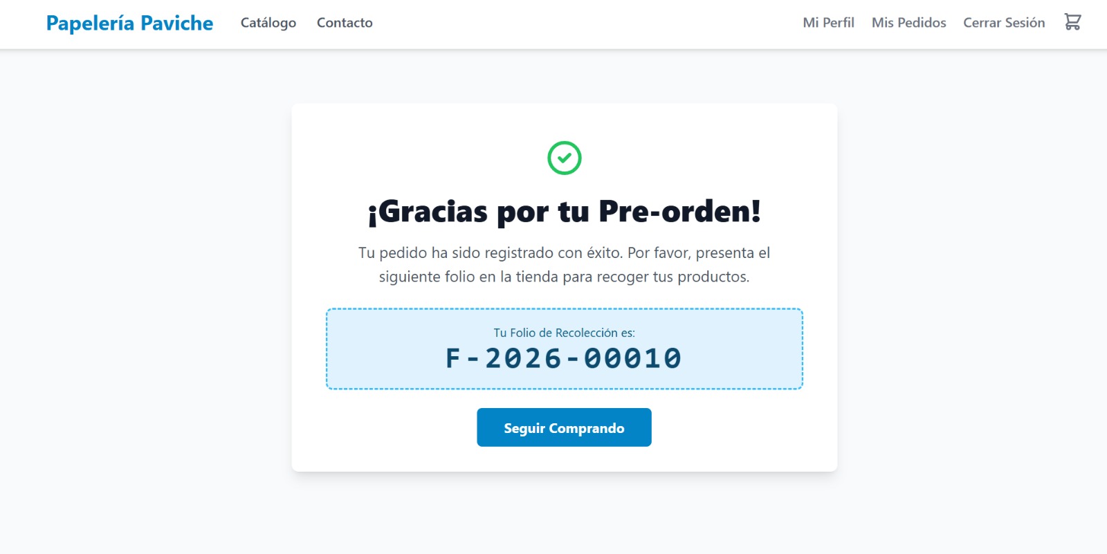Sistema de Preorden